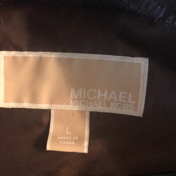 MICHAEL KORS FAUX FUR VEST NWOT LARGE - Picture 10 of 16